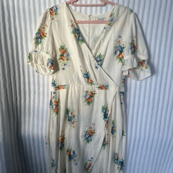Madewell Cream Floral Maxi Dress - Picture 4 of 4
